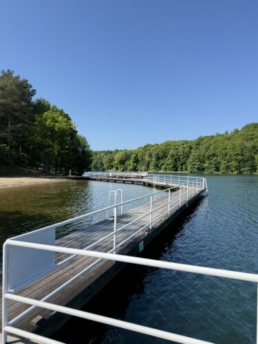 Lake Park Pomost Z Plażą